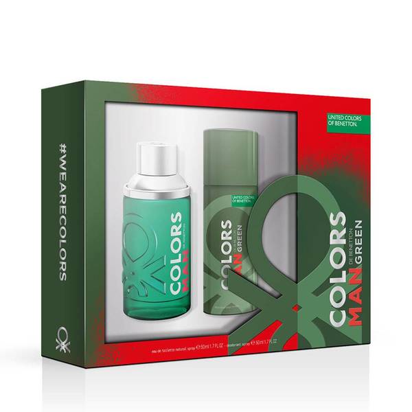 Set Benetton Colors Man, 2 pzas eau toilette