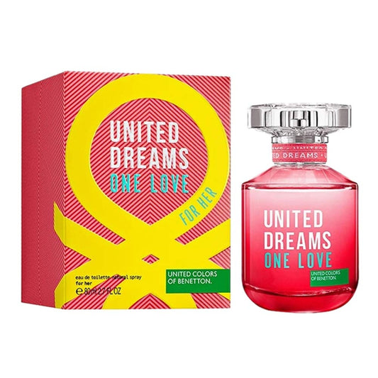 UNITED DREAMS ONE LOVE FOR HER Eau de Toilette 80 ml.